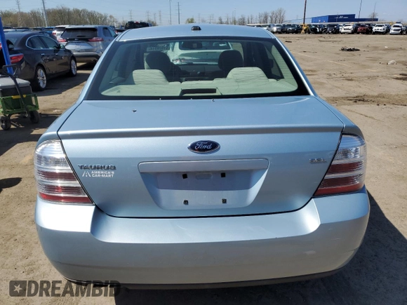 2008 Ford Taurus SEL with VIN 1FAHP24W98G185912, listed as a Copart auction lot 51928914 with 156,921 mi miles and Clean Title. Bid and sale history available at carsss.com. Image 6.