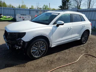 2023 Audi Q3 Technik with VIN WA1FECF38P1104863, listed as a Copart auction lot 57087165 with 29,038 mi miles and Clean title. Bid and sale history available at DreamBid. Image 1.