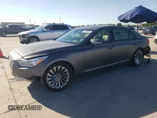 2017 Genesis G90 Premium z VIN KMHG34JA9HU023412, wystawiony jako Copart lot #73368834 z przebiegiem 33 363 mil mil oraz Szkoda całkowita • Salvage title. Historia ofert i sprzedaży dostępna na DreamBid. Obrazek 1.