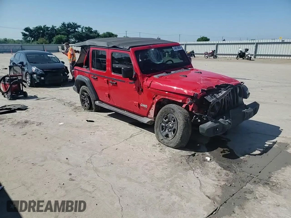 2020 Jeep Wrangler Unlimited Sport с VIN 1C4HJXDG6LW278287, выставлен на аукционе Copart как лот 54019895 с пробегом 60 156 миль миль и Списание • Salvage title. История ставок и продаж доступна на DreamBid. Изображение 14.