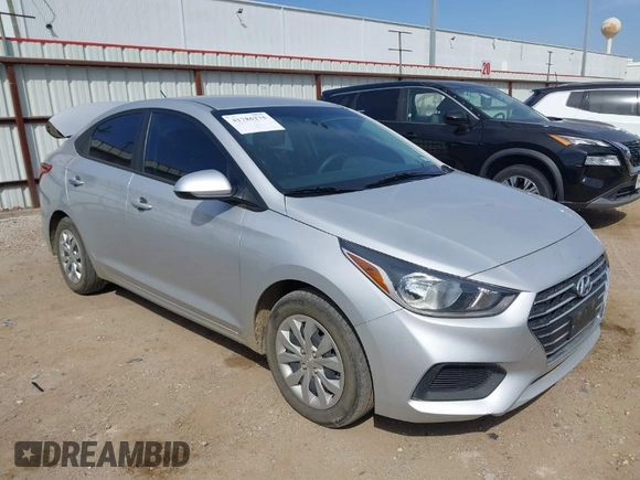 2022 Hyundai Accent SEL with VIN 3KPC24A69NE187223, listed as a IAAI auction lot 41786275 with 36,799 mi miles. Bid and sale history available at carsss.com. Image 1.