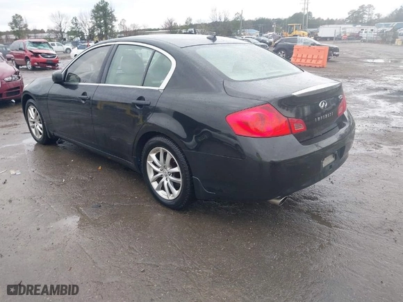 2007 Infiniti G35 Sedan G35x with VIN JNKBV61F27M809243, listed as a IAAI auction lot 41810167 with 131,676 mi miles. Bid and sale history available at carsss.com. Image 3.