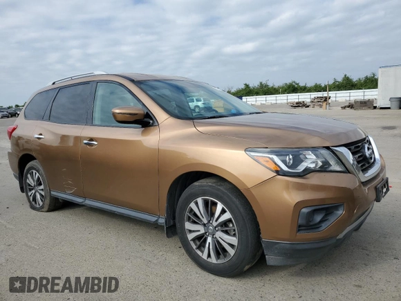2017 Nissan Pathfinder S z VIN 5N1DR2MMXHC605245, wystawiony jako Copart lot #53764715 z przebiegiem 167 954 mil mil oraz Czysty tytuł • Clean title. Historia ofert i sprzedaży dostępna na DreamBid. Obrazek 4.