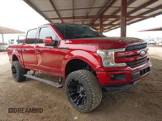 2018 Ford F-150 XL with VIN 1FTEW1EP0JKE27247, listed as a IAAI auction lot 41916470 with 1 mi miles. Bid and sale history available at carsss.com. Image 1.