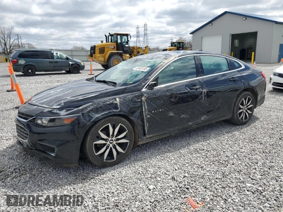 2016 Chevrolet Malibu LT with VIN 1G1ZF5SX7GF358404, listed as a Copart auction lot 52469155 with 111,001 mi miles and Salvage Title. Bid and sale history available at DreamBid. Image 1.