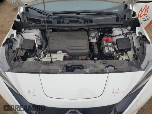 2023 Nissan LEAF S with VIN 1N4AZ1BV7PC556149, listed as a Copart auction lot 54607865 with 5,327 mi miles and Salvage Title. Bid and sale history available at DreamBid. Image 11.