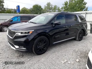 2022 Kia Carnival SX with VIN KNDNE5H37N6073468, listed as a Copart auction lot 71918764 with 37,208 mi miles and Salvage Title. Bid and sale history available at carsss.com. Image 1.