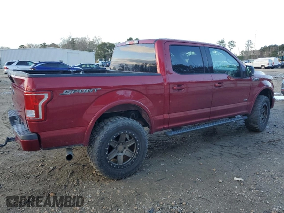 2016 Ford F-150 XL with VIN 1FTEW1CP2GKD09566, listed as a Copart auction lot 49182475 with 117,130 mi miles and Salvage Title. Bid and sale history available at DreamBid. Image 3.