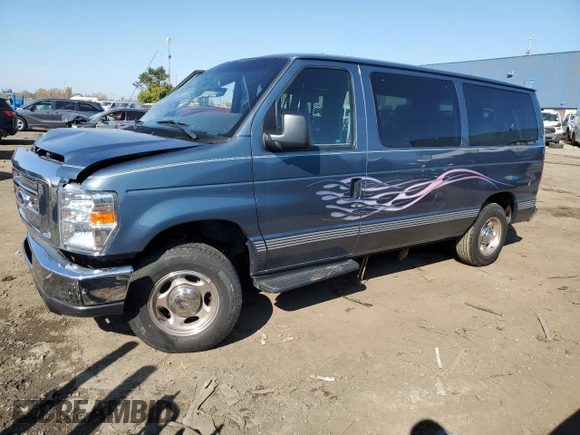 2014 Ford Econoline Wagon XL with VIN 1FMNE1BL3EDA39911, listed as a Copart auction lot 76034434 with 34,786 mi miles and Clean Title. Bid and sale history available at carsss.com. Image 1.