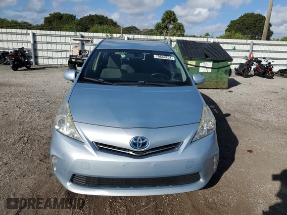 2012 Toyota Prius Two with VIN JTDZN3EU9C3086143, listed as a Copart auction lot 79880204 with 297,280 mi miles and Salvage Title. Bid and sale history available at DreamBid. Image 5.
