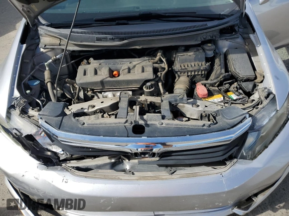 2012 Honda Civic EX with VIN 19XFB2F8XCE322475, listed as a Copart auction lot 52812535 with 226,146 mi miles and Salvage Title. Bid and sale history available at DreamBid. Image 11.