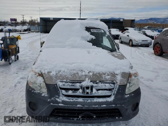 2005 Honda CR-V EX with VIN JHLRD78875C011360, listed as a Copart auction lot 45798665 with 243,679 mi miles and Salvage Title. Bid and sale history available at DreamBid. Image 5.