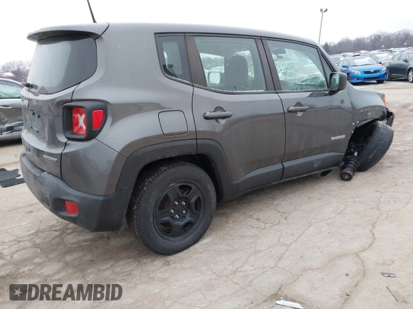 2019 Jeep Renegade Sport with VIN ZACNJBAB9KPJ85545, listed as a IAAI auction lot 41542944 with 66,864 mi miles and . Bid and sale history available at DreamBid. Image 4.