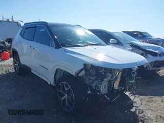 2024 Jeep Compass Limited z VIN 3C4NJDCN8RT129914, wystawiony jako IAAI lot #41997861 z przebiegiem 2 070 mil mil oraz . Historia ofert i sprzedaży dostępna na DreamBid. Obrazek 1.
