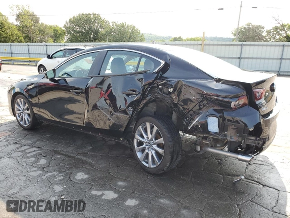 2023 Mazda 3 S Carbon Edition with VIN 3MZBPACM0PM374413, listed as a Copart auction lot 63022915 with 10,182 mi miles and Salvage title. Bid and sale history available at DreamBid. Image 2.