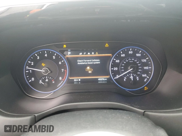 2022 Hyundai Palisade SEL with VIN KM8R4DHE0NU460547, listed as a Copart auction lot 43662685 with 45,376 mi miles and Salvage title. Bid and sale history available at DreamBid. Image 9.