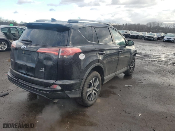 2018 Toyota RAV4 LE with VIN 2T3BFREV3JW787927, listed as a Copart auction lot 46825865 with 103,584 mi miles and Salvage Title. Bid and sale history available at carsss.com. Image 3.