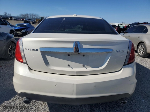 2009 Lincoln MKS with VIN 1LNHM93R29G632651, listed as a Copart auction lot 44629995 with 93,867 mi miles and Salvage Title. Bid and sale history available at carsss.com. Image 6.