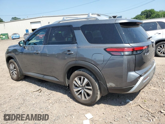 2023 Nissan Pathfinder SL with VIN 5N1DR3CC9PC212656, listed as a Copart auction lot 62314425 with 36,306 mi miles and Salvage title. Bid and sale history available at DreamBid. Image 2.