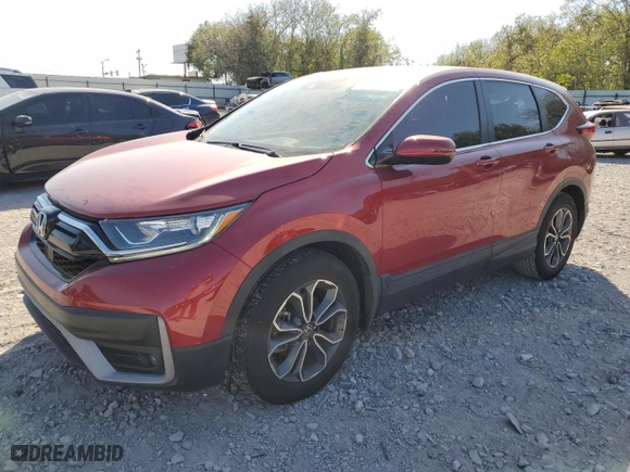 2022 Honda CR-V EX with VIN 2HKRW1H50NH407760, listed as a Copart auction lot 74529374 with 41,212 mi miles and Salvage Title. Bid and sale history available at carsss.com. Image 1.