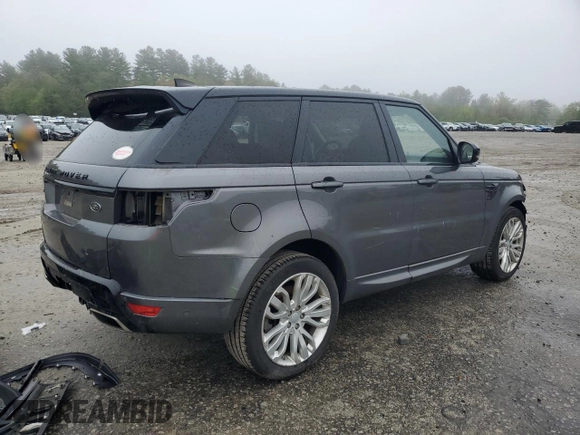 2019 Land Rover Range Rover Sport HSE Dynamic with VIN SALWV2SV5KA847618, listed as a Copart auction lot 55219035 with 111,074 mi miles and Salvage Title. Bid and sale history available at DreamBid. Image 3.
