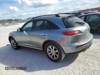 2008 Infiniti FX35 with VIN JNRAS08W58X209471, listed as a Copart auction lot 76549204 with 0 mi miles and Non Repairable. Bid and sale history available at carsss.com. Image 2.