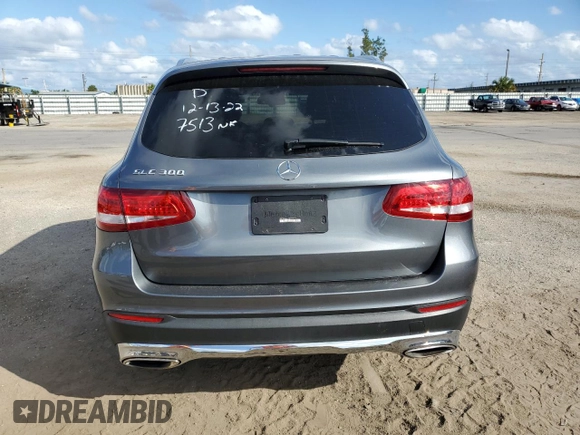 2018 Mercedes-Benz GLC with VIN WDC0G4JB2JV057513, listed as a Copart auction lot 71833722 with 42,998 mi miles. Bid and sale history available at carsss.com. Image 6.