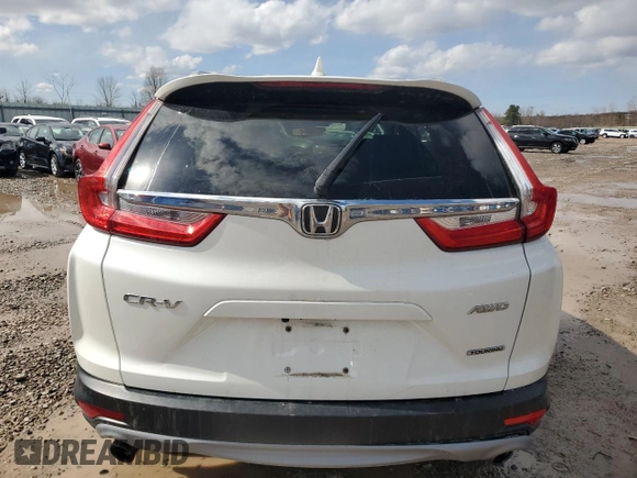 2018 Honda CR-V Touring with VIN 5J6RW2H99JL006734, listed as a Copart auction lot 52220685 with 57,923 mi miles and Salvage Title. Bid and sale history available at carsss.com. Image 6.