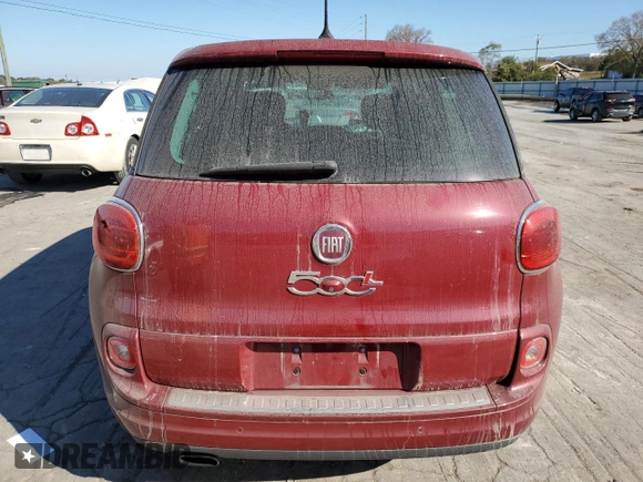 2014 FIAT 500L Lounge with VIN ZFBCFACH1EZ023196, listed as a Copart auction lot 76496184 with 72,530 mi miles and Clean Title. Bid and sale history available at carsss.com. Image 6.