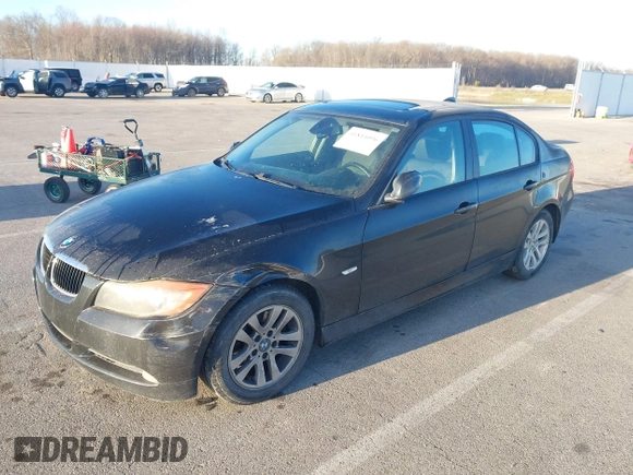 2007 BMW 3 Series 328i with VIN WBAVA33517KX71235, listed as a IAAI auction lot 41844096 with 202,111 mi miles and . Bid and sale history available at DreamBid. Image 2.