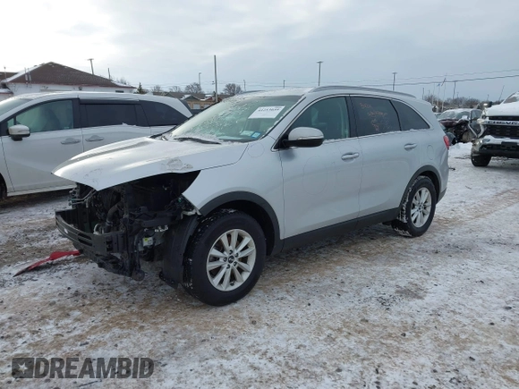 2019 Kia Sorento L with VIN 5XYPG4A31KG547981, listed as a IAAI auction lot 41253059 with 97,104 mi miles. Bid and sale history available at carsss.com. Image 17.