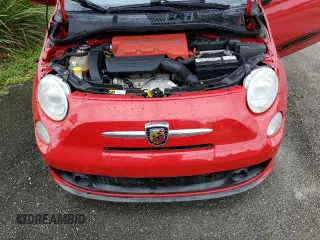 2013 FIAT 500 Abarth with VIN 3C3CFFJH4DT633956, listed as a Copart auction lot 74962744 with Not provided miles and Non repairable. Bid and sale history available at DreamBid. Image 11.