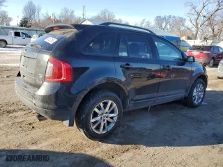 2014 Ford Edge SEL with VIN 2FMDK4JC9EBB85985, listed as a Copart auction lot 46152195 with 136,808 mi miles and Salvage Title. Bid and sale history available at carsss.com. Image 3.