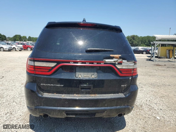 2017 Dodge Durango GT with VIN 1C4RDHDG1HC827808, listed as a Copart auction lot 68453214 with 155,208 mi miles and Salvage Title. Bid and sale history available at carsss.com. Image 6.