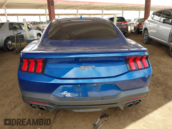 2024 Ford Mustang GT with VIN 1FA6P8CF8R5416890, listed as a IAAI auction lot 42382113 with 13,453 mi miles and . Bid and sale history available at DreamBid. Image 16.