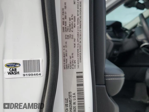 2022 Jeep Grand Cherokee Laredo with VIN 1C4RJHAG5N8573273, listed as a Copart auction lot 51544235 with 79,690 mi miles and Salvage title. Bid and sale history available at DreamBid. Image 16.