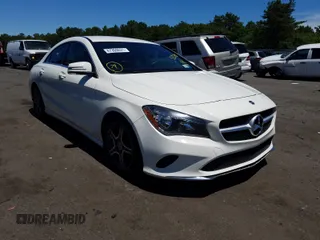 2018 Mercedes-Benz CLA with VIN WDDSJ4GB6JN521741, listed as a Copart auction lot 47350631 with 0 mi miles. Bid and sale history available at carsss.com. Image 1.