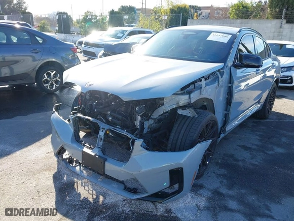2023 BMW X4 M with VIN 5YM23EC0XP9P23425, listed as a IAAI auction lot 41147096 with 22,958 mi miles. Bid and sale history available at carsss.com. Image 6.