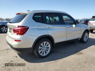 2015 BMW X3 xDrive28i with VIN 5UXWX9C53F0D45924, listed as a Copart auction lot 51139555 with 122,083 mi miles and Salvage Title. Bid and sale history available at carsss.com. Image 3.
