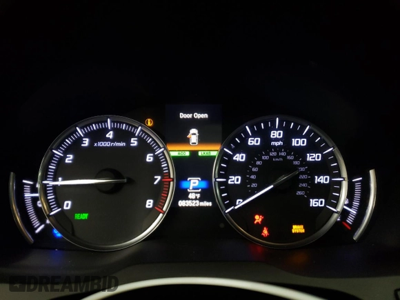 2020 Acura MDX Sport Hybrid w/Advance Pkg with VIN 5J8YD7H71LL000076, listed as a Copart auction lot 82624334 with 83,523 mi miles and Salvage Title. Bid and sale history available at carsss.com. Image 9.