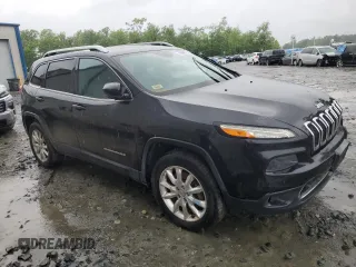 2014 Jeep Cherokee Limited with VIN 1C4PJMDS0EW215591, listed as a Copart auction lot 55275965 with 127,782 mi miles and Clean title. Bid and sale history available at DreamBid. Image 4.
