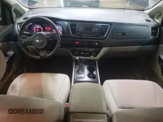 2015 Kia Sedona L with VIN KNDMA5C17F6025760, listed as a Copart auction lot 46440545 with 75,923 mi miles and Salvage Title. Bid and sale history available at DreamBid. Image 8.