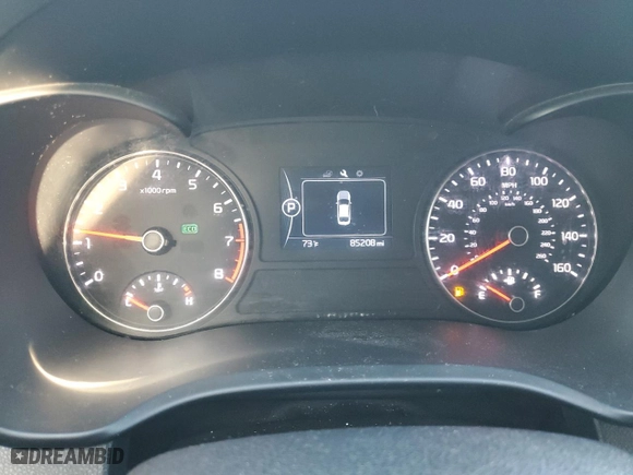 2016 Kia Optima LX with VIN KNAGT4L31G5103487, listed as a Copart auction lot 46676635 with 85,208 mi miles and Salvage Title. Bid and sale history available at carsss.com. Image 9.
