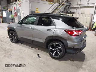 2023 Chevrolet TrailBlazer RS with VIN KL79MUSLXPB127036, listed as a IAAI auction lot 41843721 with 17,842 mi miles. Bid and sale history available at carsss.com. Image 3.