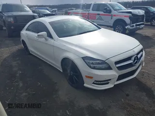 2014 Mercedes-Benz CLS-Class CLS 550 with VIN WDDLJ9BB3EA125689, listed as a IAAI auction lot 41623910 with 108,385 mi miles. Bid and sale history available at carsss.com. Image 1.