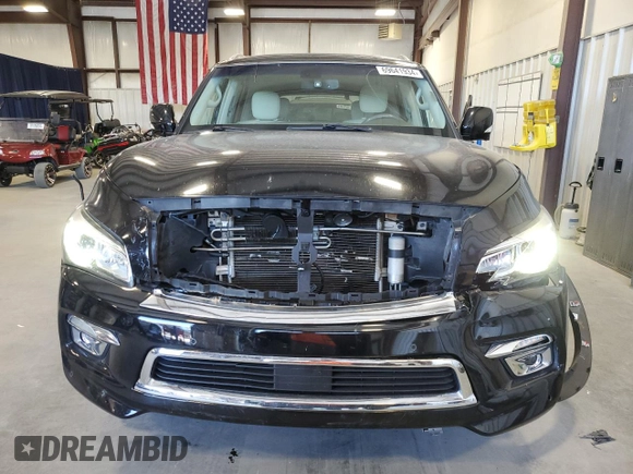 2017 Infiniti QX80 with VIN JN8AZ2NF7H9642780, listed as a Copart auction lot 69641934 with 183,704 mi miles and Salvage Title. Bid and sale history available at carsss.com. Image 5.