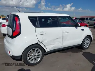 2018 Kia Soul + with VIN KNDJP3A56J7536309, listed as a IAAI auction lot 42009706 with 104,109 mi miles. Bid and sale history available at carsss.com. Image 6.