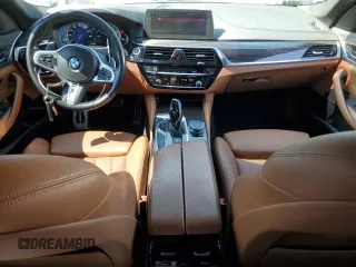 2018 BMW 5 Series 530i with VIN WBAJA5C59JWA35964, listed as a Copart auction lot 49891975 with 111,809 mi miles and Salvage Title. Bid and sale history available at DreamBid. Image 8.