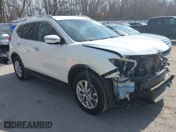 2020 Nissan Rogue S with VIN KNMAT2MV0LP511443, listed as a IAAI auction lot 41810629 with 151,606 mi miles. Bid and sale history available at carsss.com. Image 1.