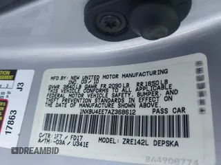 2010 Toyota Corolla with VIN 1NXBU4EE7AZ368612, listed as a IAAI auction lot 41666949 with 143,620 mi miles. Bid and sale history available at carsss.com. Image 9.